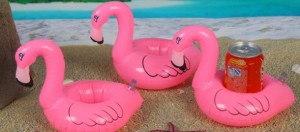 Drijvende-flamingo
